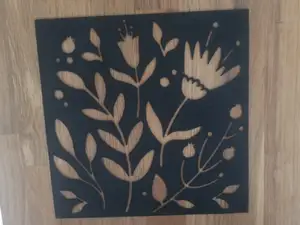 Flower Stencil for Crafts