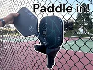 Pickleball "Paddle-In" Fence Clip
