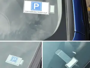 Universal Windshield Parking Ticket Holder Clip