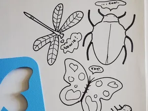 Bug Stencil Set
