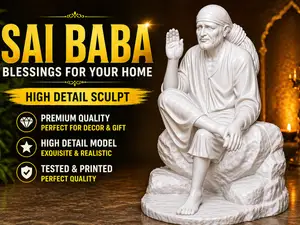 Sai Baba Blessing Sculpture – 3D Print Model
