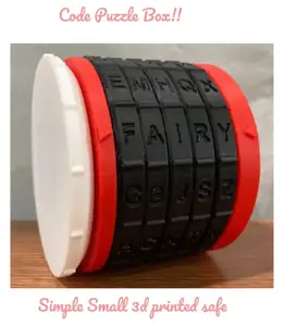 Puzzle Box with Letter Code