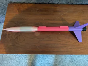 Loadstar II Tribute — 3D Printed Flying Rocket