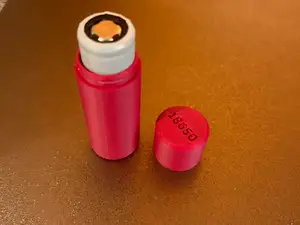 18650 Single battery case with snap fit lid