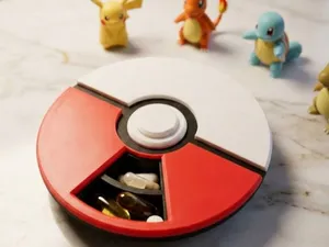 Pokemon Pill Box English
