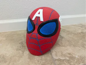 Captain-Spidey Helmet Mashup – Kids Version