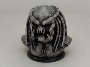 Legendärer Predator Kopf Büste Statue