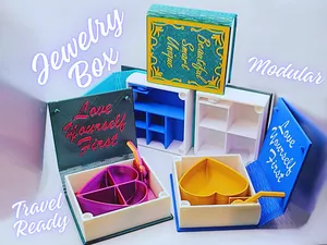 Travel Jewelry Box - Modular Inserts