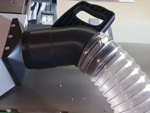 120/140mm Absauganschluss mit ergonomischem Griff