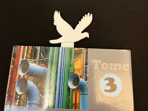 Flying dove bookmark