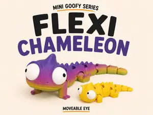 Goofy Flexi series – CHAMELEON flexi, Movable Eyes