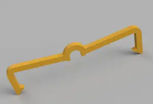 Pegboard retainer clip