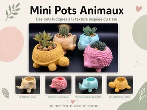Mini Pots Animaux