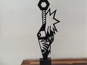 Naruto Uzumaki in Kunai Wall art and Table Top 02