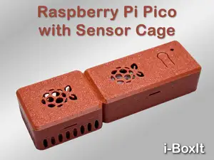 Raspberry Pi Pico Case with Sensor Cage