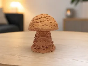 Grimmiger Waldpilz „Muffelspore“ als Waechter