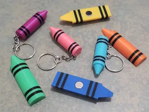 Crayon Fridge Magnet or Keychain