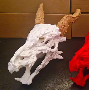 Dragon Skull with Horns - no AMS - no supports