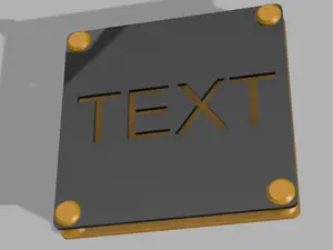 CUSTOMIZABLE PLATE