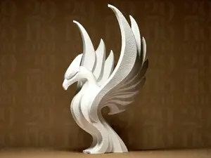 Elegant Phoenix Statue