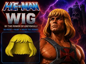 He-Man Wig "Prince Adam"