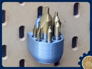 Chamfer Drill bit compact organizer - IKEA SKADIS