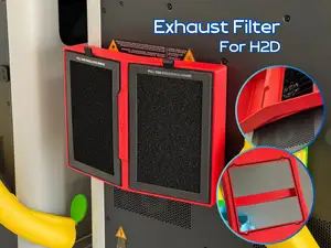 H2D/H2S Angled Exhaust Filter
