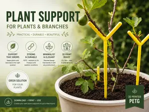 solid modular supports for plants flowers branches
