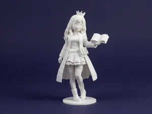 Princess Scientist Figurine – Cute Smart Character