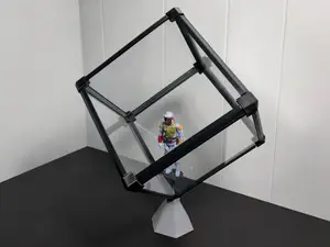 Plexiglass Cube Model Display Components