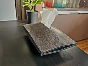 Modern Wood Texture Tissue Box