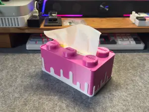 改进版乐高纸巾盒