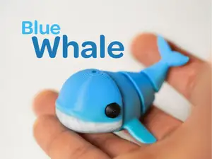 Mini Whale - Articulated & Keychain
