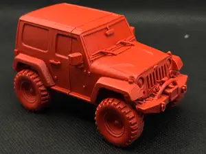Jeep Wrangler Gladietor Red Scala 1:40