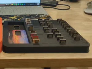 Sim card sorting tray with a lid