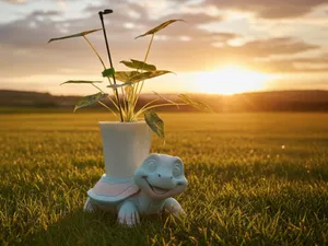 Turtle Buddy –Druckhalter für Pflanzen oder Snacks