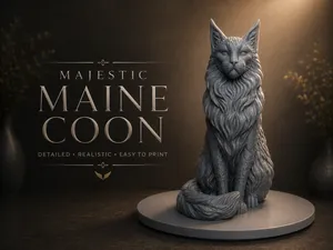 Majestic Maine Coon | Easy Print