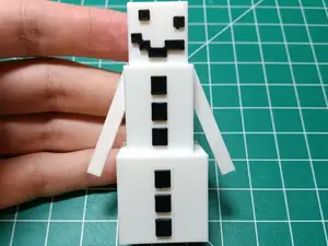 Articulated Minecraft Snowman