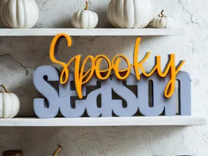 00050 Schriftzug Spooky Season