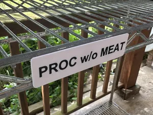 Metro Wire Shelf Label