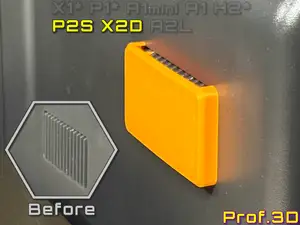 Chamber Fan Center Deflector ⧸ For X2D and P2S