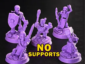 5 Supportless Skeleton Pack - 32mm