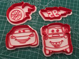 Cars McQueen Lightning Cookie Cutter Set 1