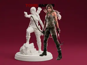 Lara Croft – Tomb Raider Inspired Figurine