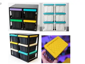 Teeny Tote Bin + Mini HDX Tote Bin + Racks