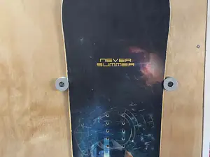 vertical snowboard holder