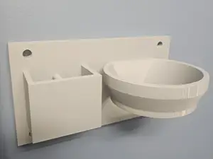 Straightener, Blow dryer holder
