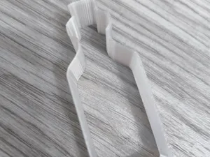 Molde con forma de botella corta pastas