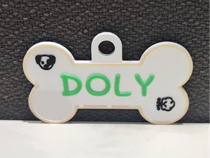 Placa personalizada para mascota