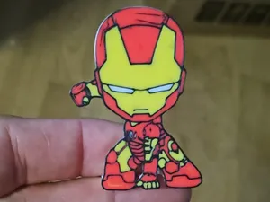 Ironman - adorno en monitor, cuadro, armario, TV